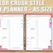 Erin Condren style printable weekly planner A5 by FiloDelight