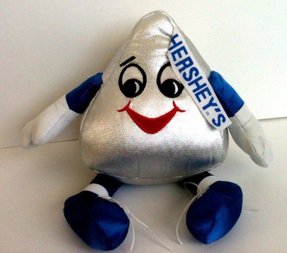 plush hershey kiss