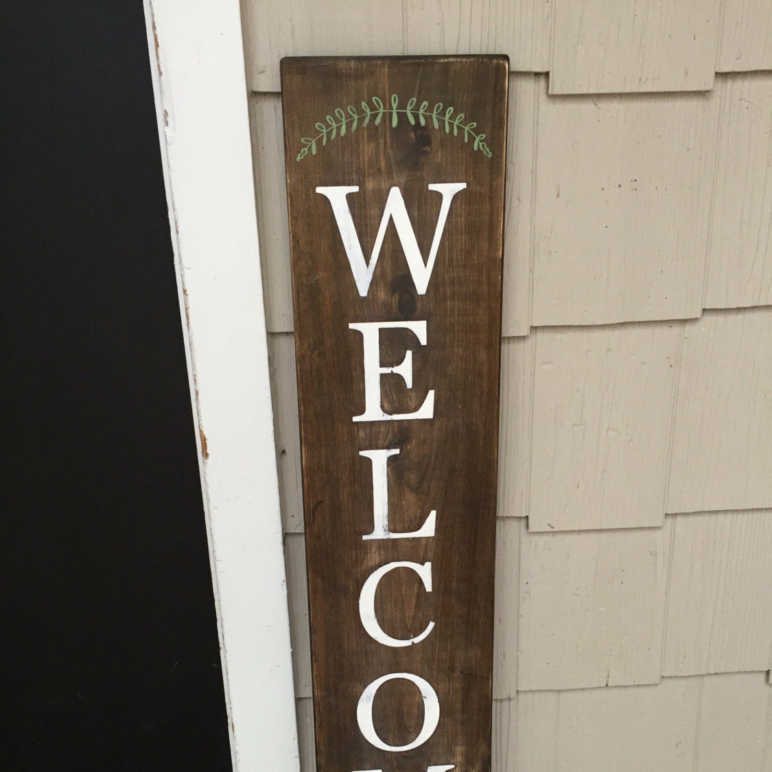 ON SALE LARGE Welcome sign welcome front porch by ItsAGrayLife