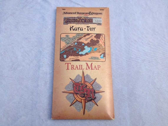 Dungeons & Dragons Trail Map Kara-Tur