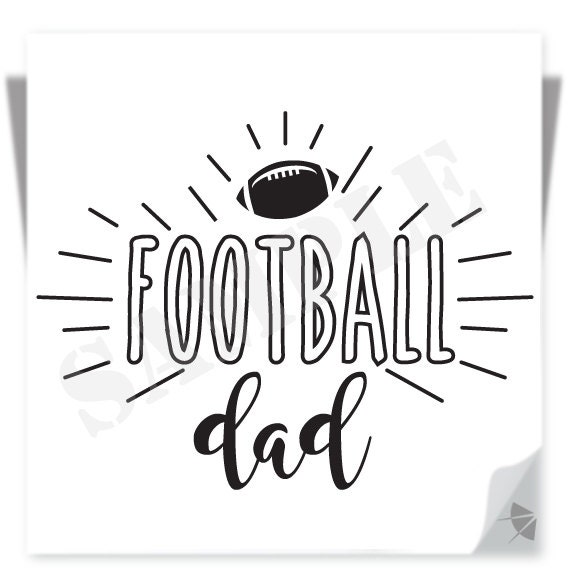 Download Football Dad/ Instant Download / Clipart graphic files/ Cutting File in Svg, Eps, Dxf, Png, and ...