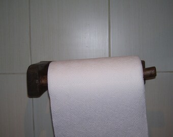 Plumbing Pipe Kitchen Paper Towel Holder Dispenser Reclaimed