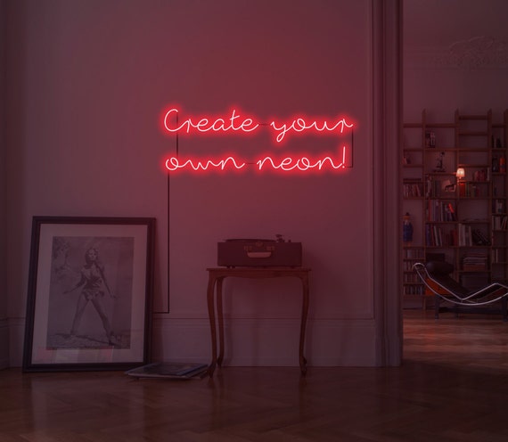 neon light room sign decor diy lights