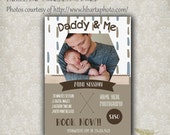 INSTANT DOWNLOAD - Father's Day Mini Session template - Photoshop template 