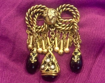 Vintage Signed Adele Simpson Pin