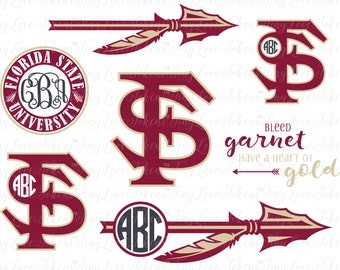 Florida State Design for Silhouette and other craft cutters (.svg/.dxf/.eps/.pdf/.png)