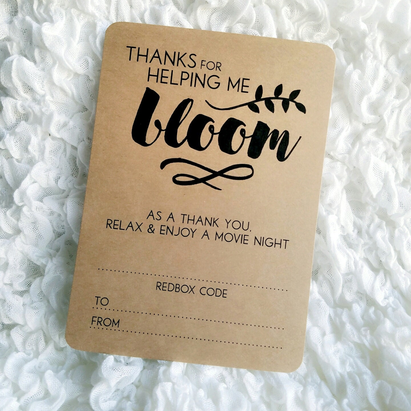 It is a photo of Irresistible Thanks for Helping Me Bloom Printable This is a picture of Irresistible Thanks for Helping Me Bloom Printable