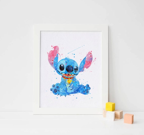 Download Stitch Disney Stitch Watercolor stitch Art stitch Print