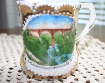 North Howard St. Extension Bridge Souvenir Cup , Akron, Ohio