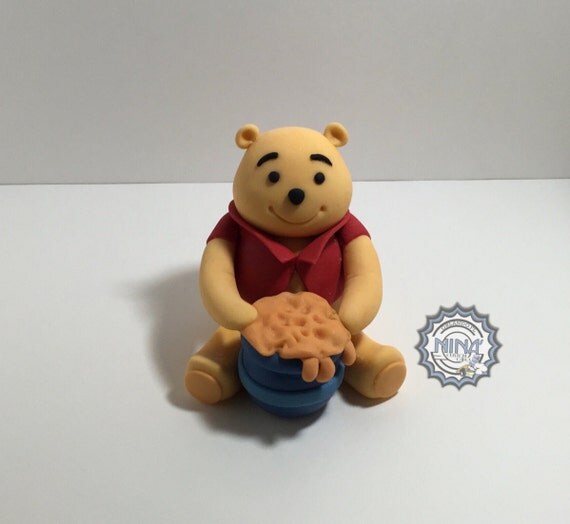 Winnie & Honey Pot Cake Topper by NinasCustomCakes on Etsy