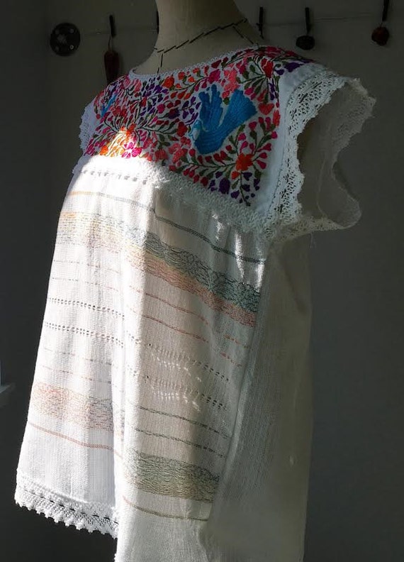 Mexican/Oaxacan Style Blouse by MoniAma on Etsy