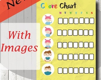 Kids Routine, Kids Chore Chart, Toddler chart, Kids chore list, Kids Organization, Kids Poster, Wall PDF, A4 Printable, INSTANT DOWNLOAD