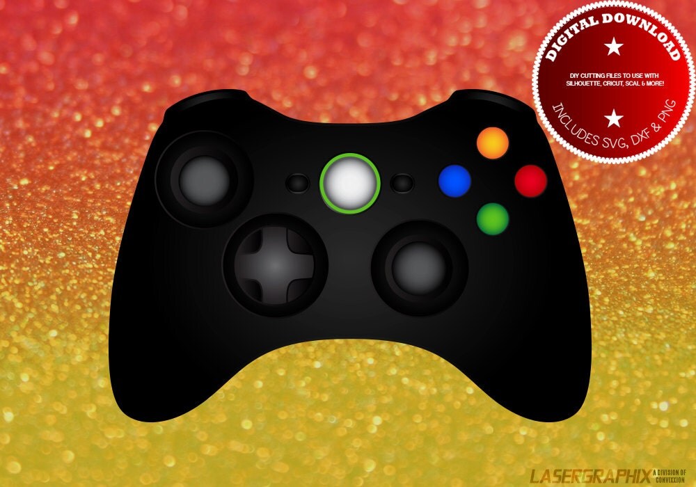 Download Xbox Controller Layered File SVG DXF JPG PnG Files for