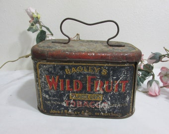 Tobacco Tin Bagley's Wild Fruit Flake Cut view all pictures