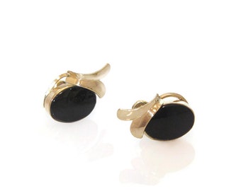 •GAZE• labradorite + gold earrings main image 1