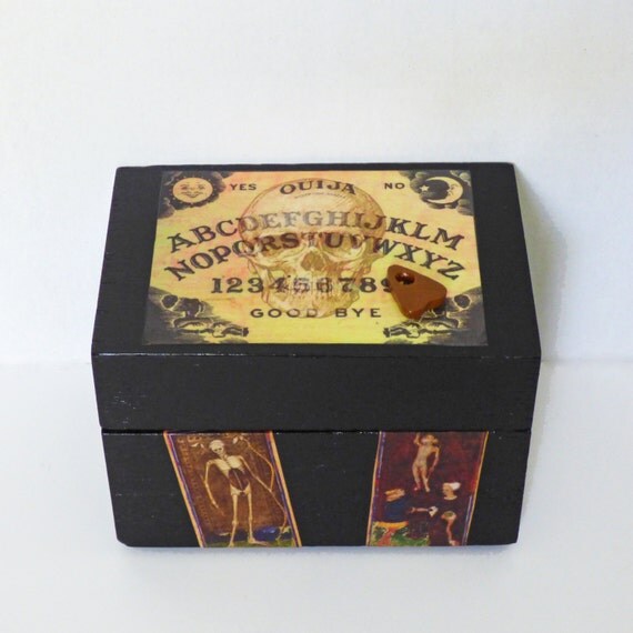 Fortune Teller Box Wood Box Spirit Board Storage Box