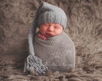 20% off SALE Newborn photo prop, newborn hat, newborn boy, knit newborn hat, newborn prop, newborn boy prop, newborn props, newborn elf hat