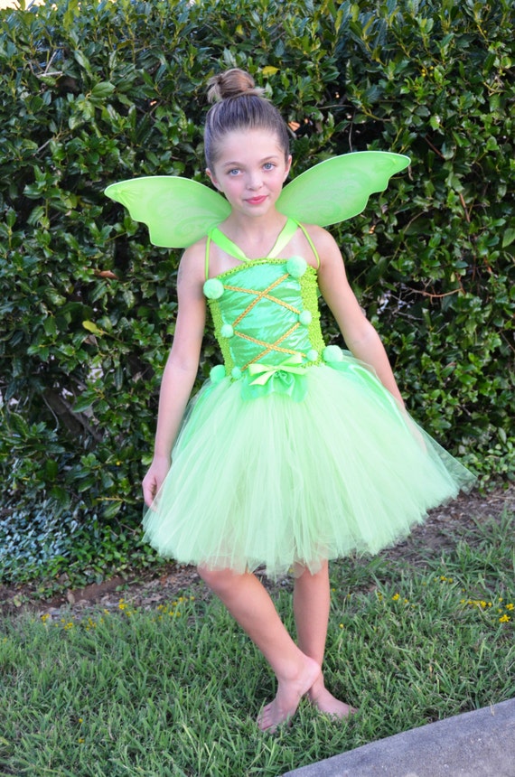 Disney Tinker bell Princess Inspired Tutu Dress Perfect for