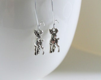 Deer Earrings, Fawn Ears, Kawaii Deer Jewelry, Fawn Jewelry, Cosplay Earring,Deer Jewelry,Woodland Creature,Deer Head Jewelry,Whimsical Deer