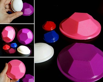 Steven Universe Gems 3D Printed Cosplay Fan Art