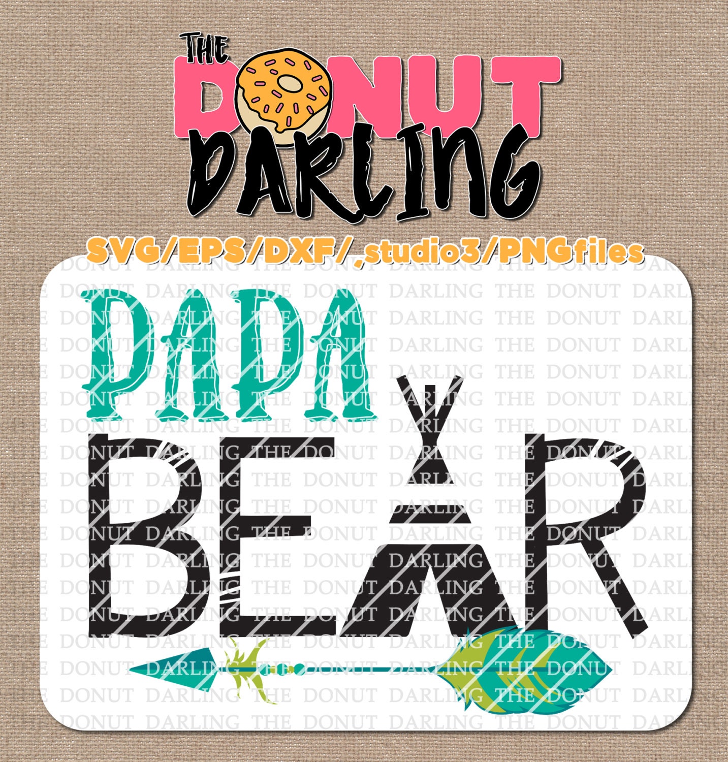 Download Instant Download: Papa Bear svg / eps / dxf / png iron on