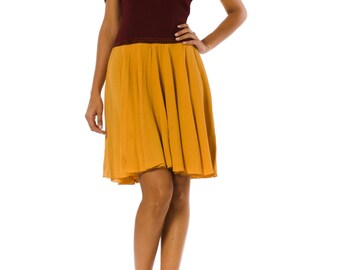 1940s Crepe Short Sleeve Day Dress SIZE: S, 4