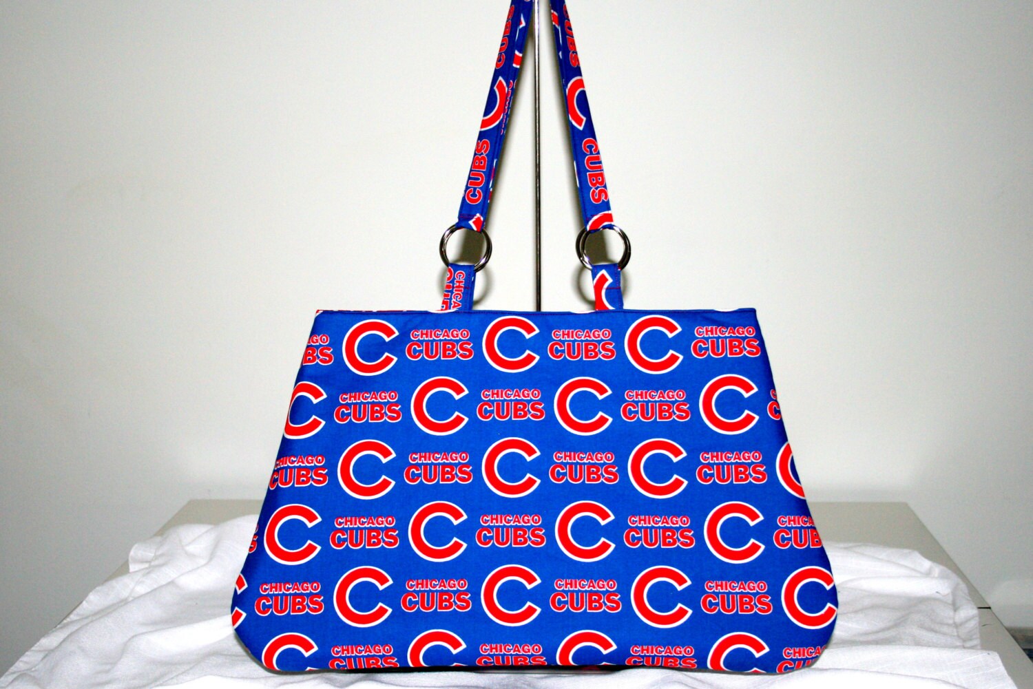 Chicago Cubs Large Bag Game Time Bag Book Bag Wide by MeeMawsBags