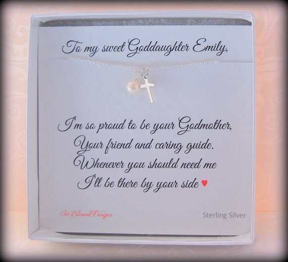  GODDAUGHTER Gift Baptism gift for Goddaughter First