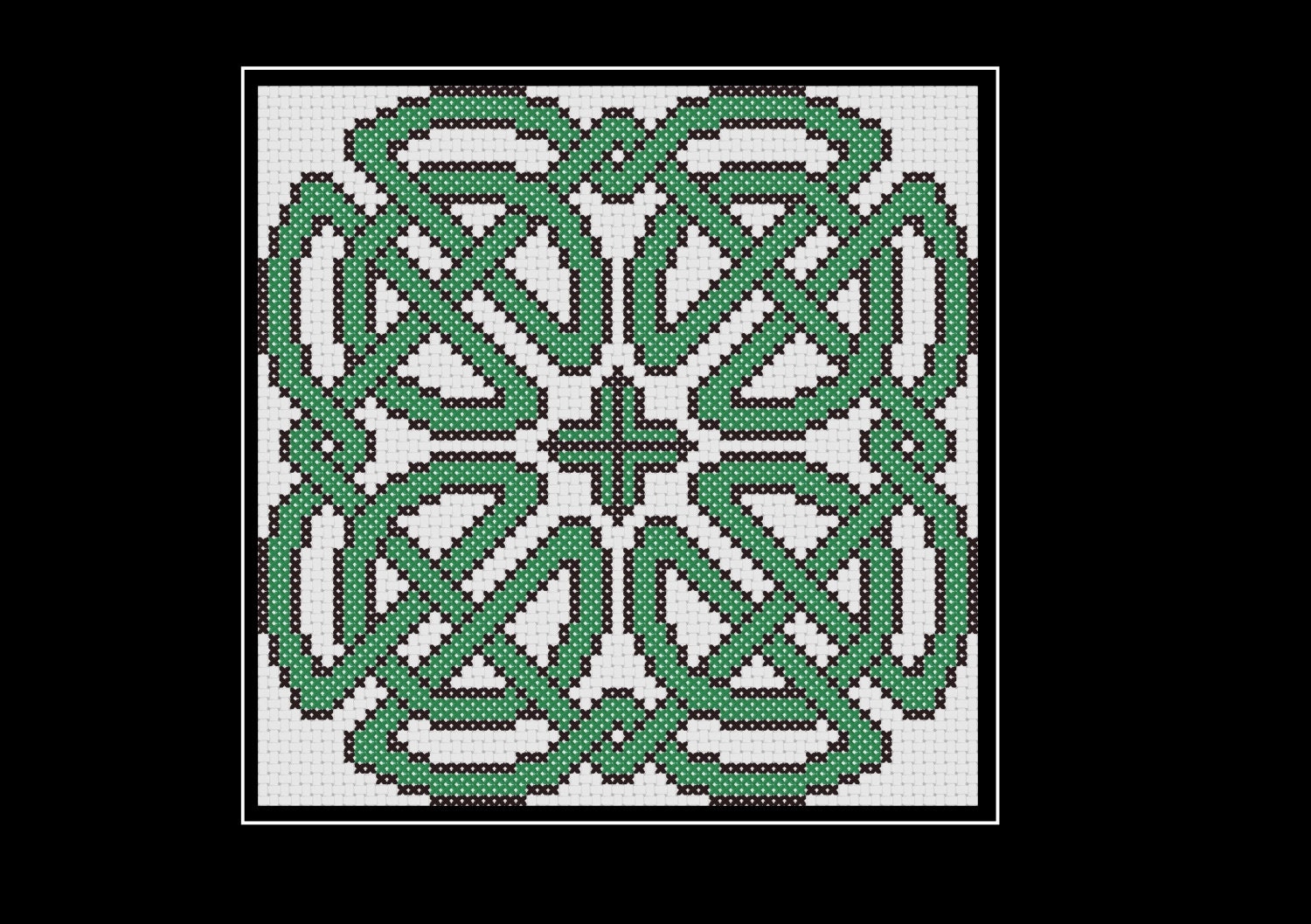 Celtic Knotwork cross stitch pattern