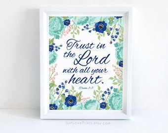Trust in the lord | Etsy