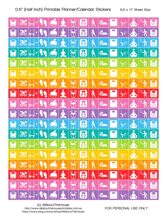 weight loss printable planner