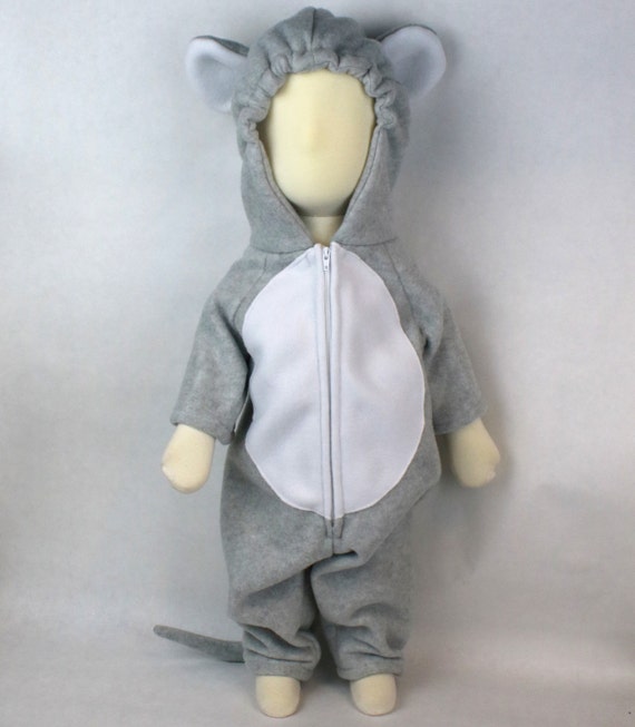 Mouse Fleece Baby Costume Mouse Infant Costume Fleece Mouse