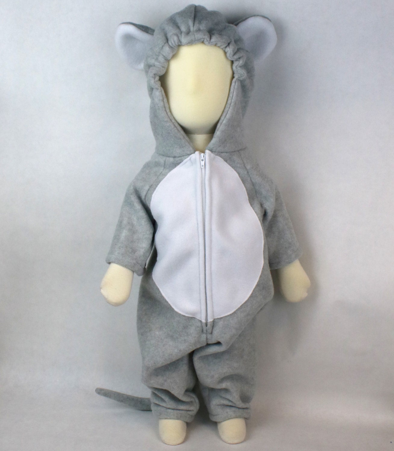 Mouse Fleece Baby Costume Mouse Infant Costume Fleece Mouse