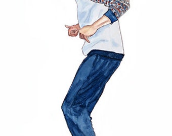 Custom Dance Fashion Illustration
