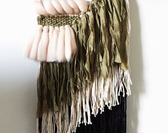 Woven Wall Hanging "Little Wolf"
