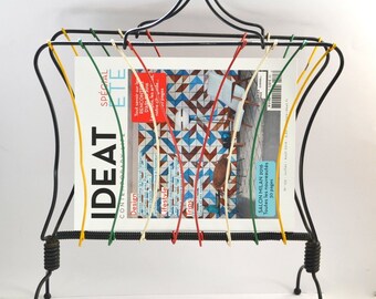magazine holder Vintage 1950s French mid-century