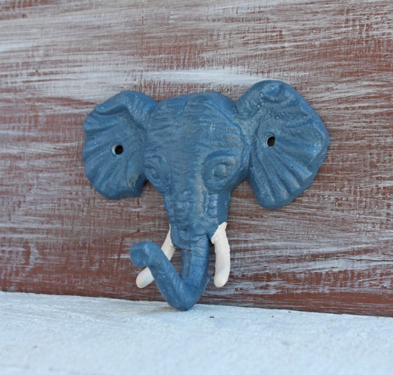 Items similar to Elephant Hook, Woodland Animal Hook, Elephant Wall