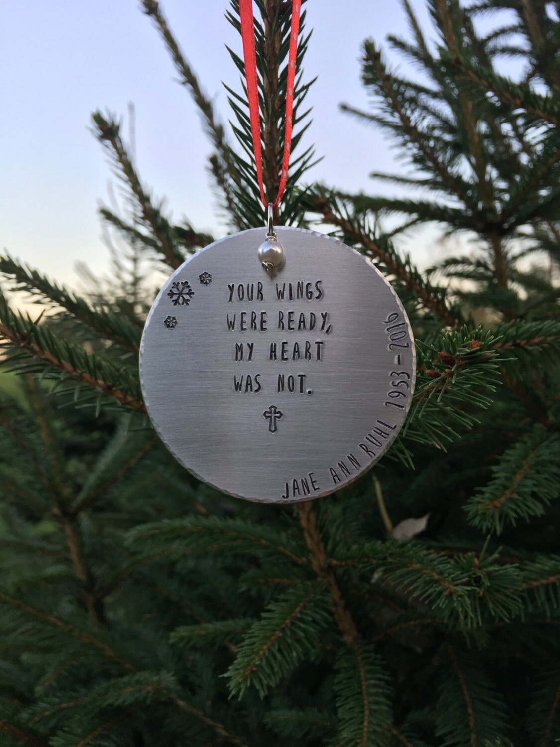 memorial ornament personalized christmas ornament loss of memorial ornament personalized christmas ornament loss of