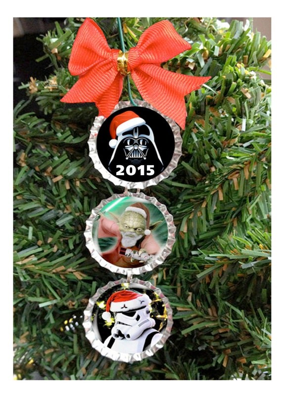 star wars christmas tree ornament bottle cap by star wars christmas tree ornament bottle cap by
