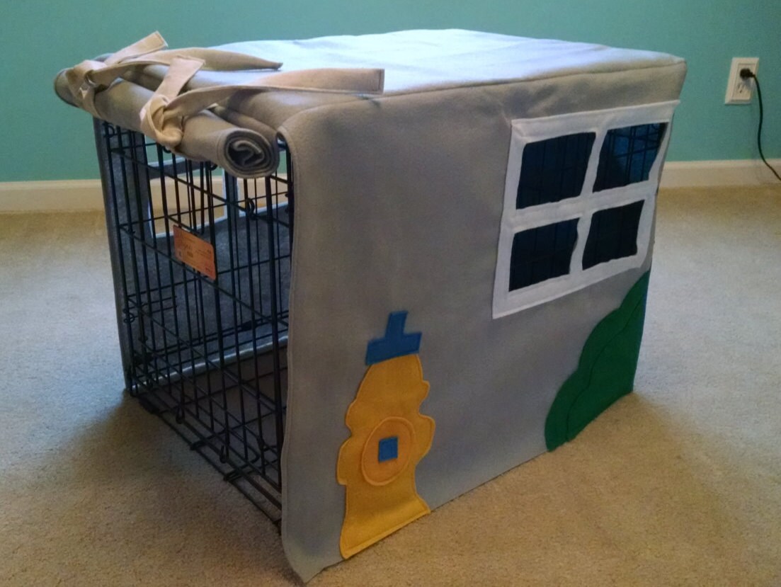 Custom Dog Crate Playhouse Cover by on Etsy