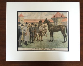 Vintage Coaching Print The Holyhead and by AntiquePrintBoutique