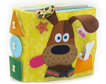 Children's Quiet Book, Busy Book, Eco friendly, soft book, educational - 12 pages (1-4 year) - MiniMom's -