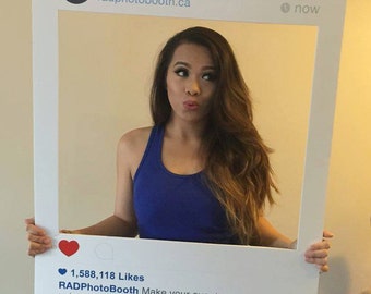 Instagram Frame (Ships around Toronto ONLY), Instagram Cutout, Selfie Board, Instagram Board, Insta Prop Sign, Wedding Prop