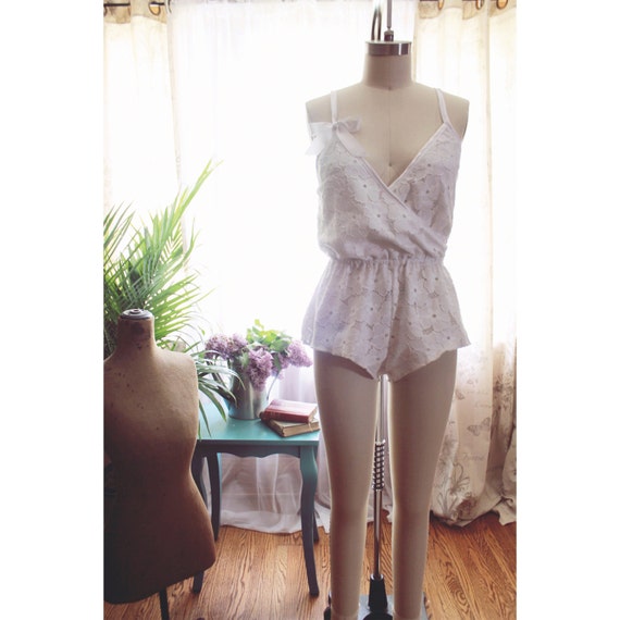 Evelyn Wrap Front Romper Teddy Sewing Pattern Ballet Style Lingerie PDF Instant Download Tutorial