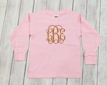 Unique monogram long sleeve related items | Etsy