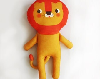 MR. LION organic cotton stuffed animal plushie