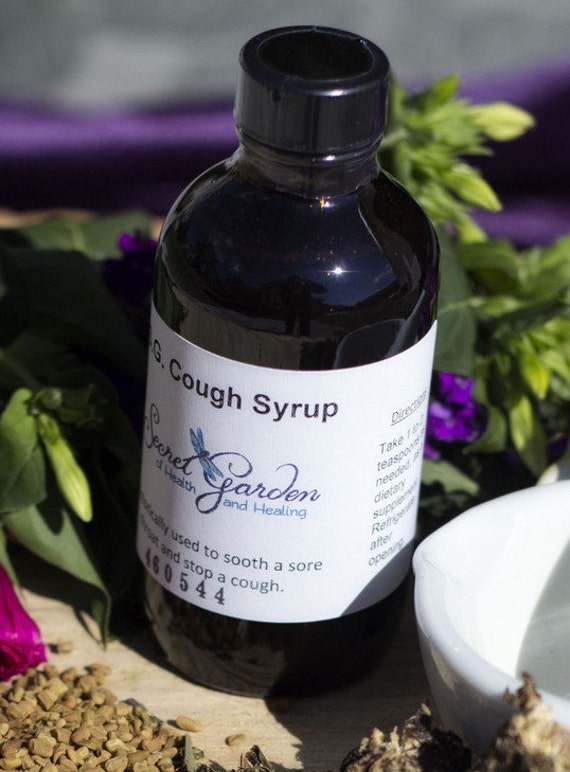 S.G. Cough Syrup Our Signature Cough Syrup by SecretGardenOfHealth