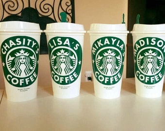 Starbucks Reusable Cups Personalized with name