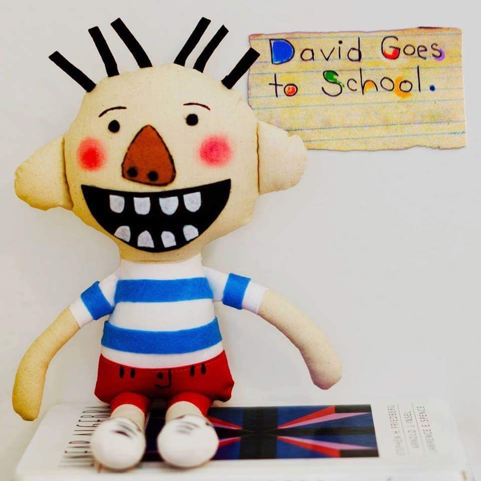 No David Doll Cute Ugly Kids Plush Doll Great gift for