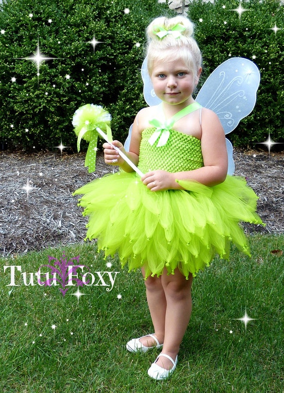Tinkerbell costume Tinker bell costume Fairy Tutu Dress